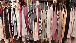 colorful women cloths display for sale