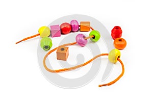 Colorful Wooden Beads Necklace