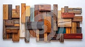 Colorful Wooden Blocks Texture Background