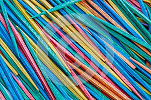 Colorful Wooden Toothpicks