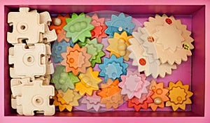 Colorful wooden toy