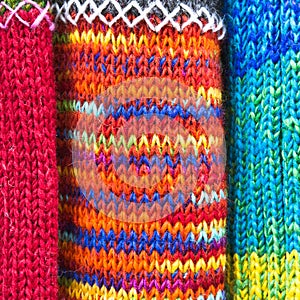 Colorful wool