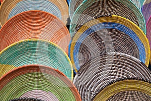 Colorful Woven Baskets