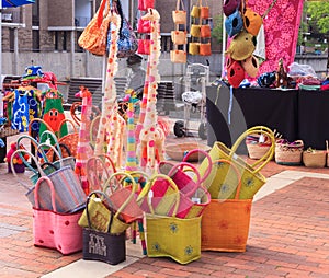 Colorful Woven Baskets