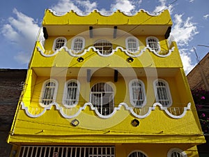 Colorful Yellow House in Chilpancingo photo