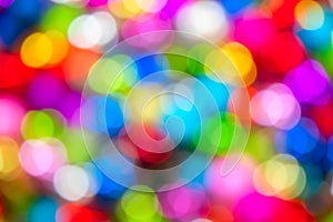 Colorfull background - defocused ligths