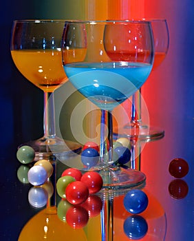 Colorfull cocktails