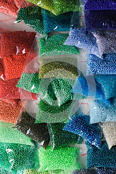 Colorfull glass beads