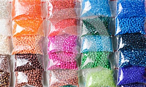 Colorfull glass beads