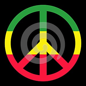 Colorfull Peace Symbol