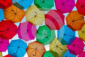 Colorfull umbrellas