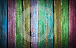 Colorfull washed wood texture. background old panels