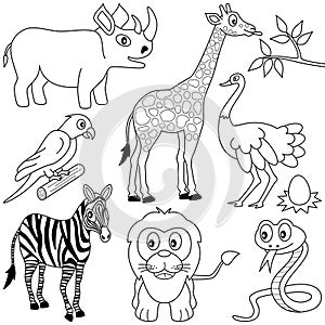 Coloring African Animals [1]
