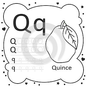 Coloring Alphabet Tracing Letters - Quince