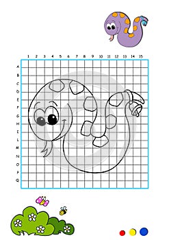 Coloring book 10 - snake