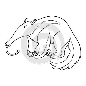 Coloring book (anteater)