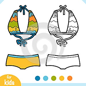 Coloring book, Bikini