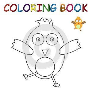 Coloring book - bird