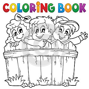 Coloring book children theme 1