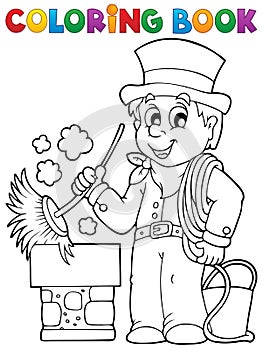 Coloring book chimney sweeper