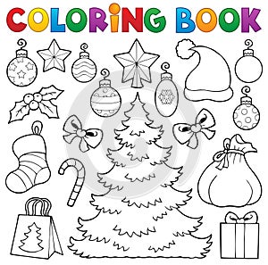 Coloring book Christmas decor 1