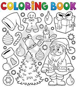 Coloring book Christmas thematics 4