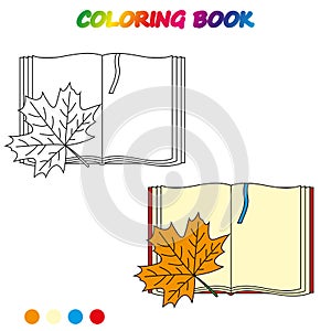coloring book. Coloring page to educate preschool kids