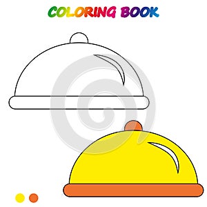 coloring book. Coloring page to educate preschool kids