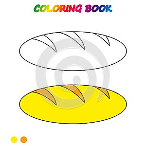 Coloring book.  Coloring  page to educate preschool kids