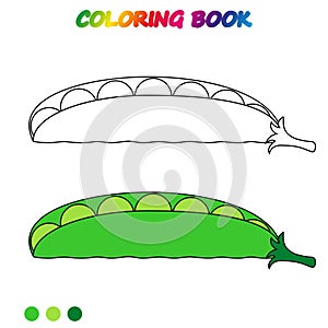 coloring book. Coloring page to educate preschool kids .