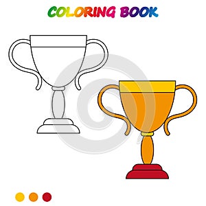 coloring book. Coloring page to educate preschool kids