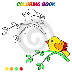 coloring book. Coloring page to educate preschool kids