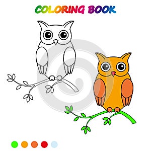 coloring book. Coloring page to educate preschool kids