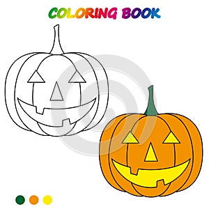 coloring book. Coloring page to educate preschool kids