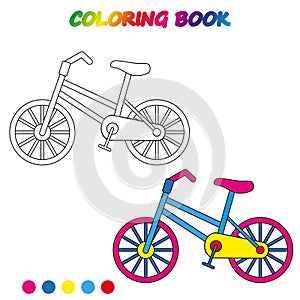 coloring book. Coloring page to educate preschool kids