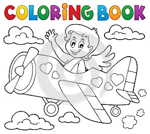 Coloring book Cupid topic 5