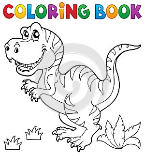 Coloring book dinosaur theme 5