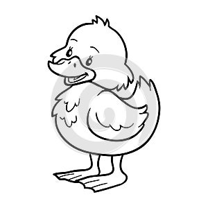 Coloring book (duck)