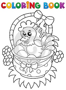 Coloring book with Easter theme 8