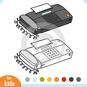 Coloring book, Fax