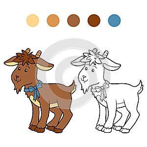 Coloring book (goat)