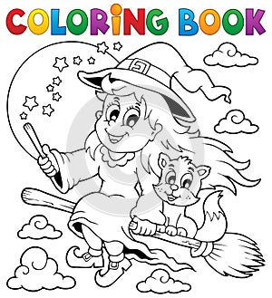 Coloring book Halloween image 1