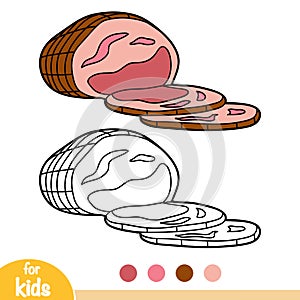 Coloring book, Ham