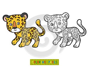 Coloring book, Jaguar