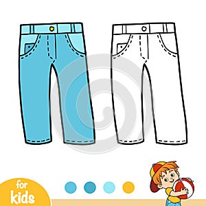 Coloring book, Jeans