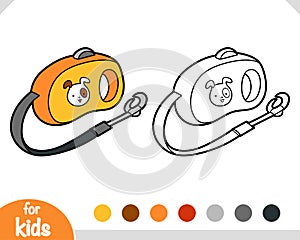 Coloring book for kids, Retractable dog leash