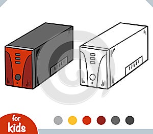 Coloring book for kids, Uninterruptible power supply