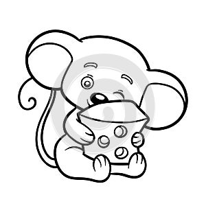 Coloring book, Mouse