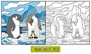 Coloring book (penguin)