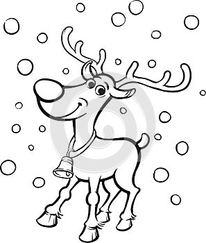 Coloring Book Rudolph the red-nosed reindeer